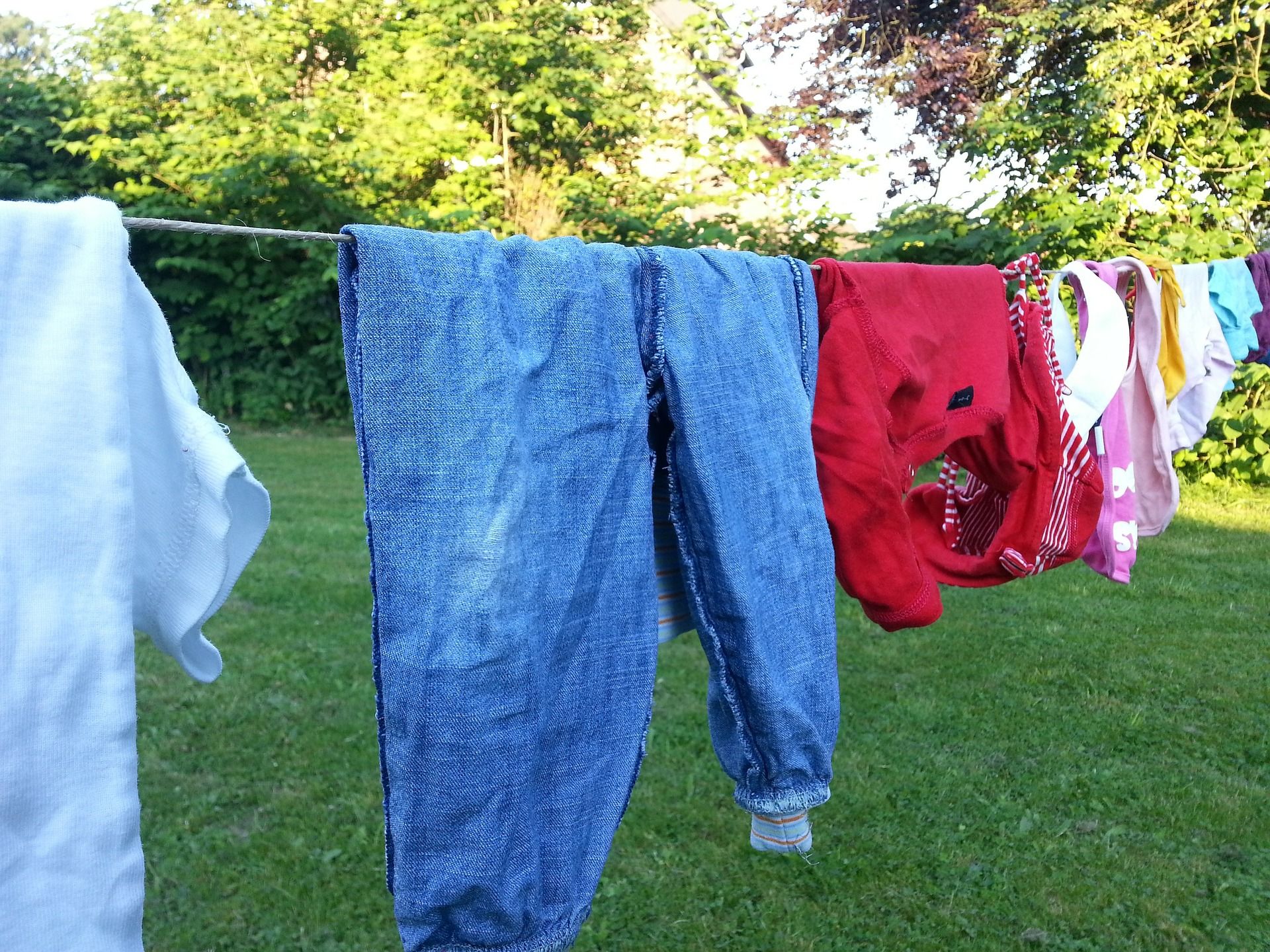 Servicio de lavandería autoservicio en el camping