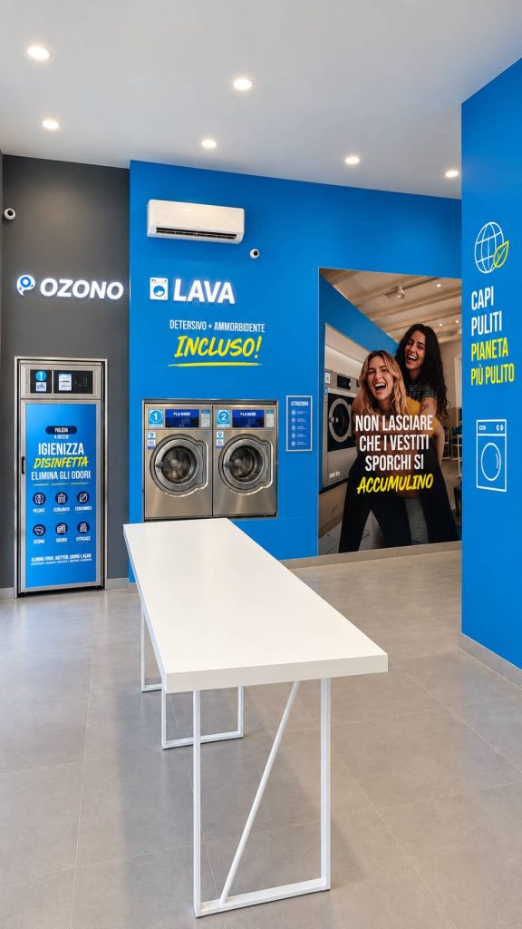 Lavanderia self service La Wash in Italia