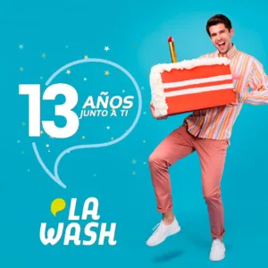 Aniversario La Wash, 13 años de liderazgo en el sector de las lavanderías autoservicio