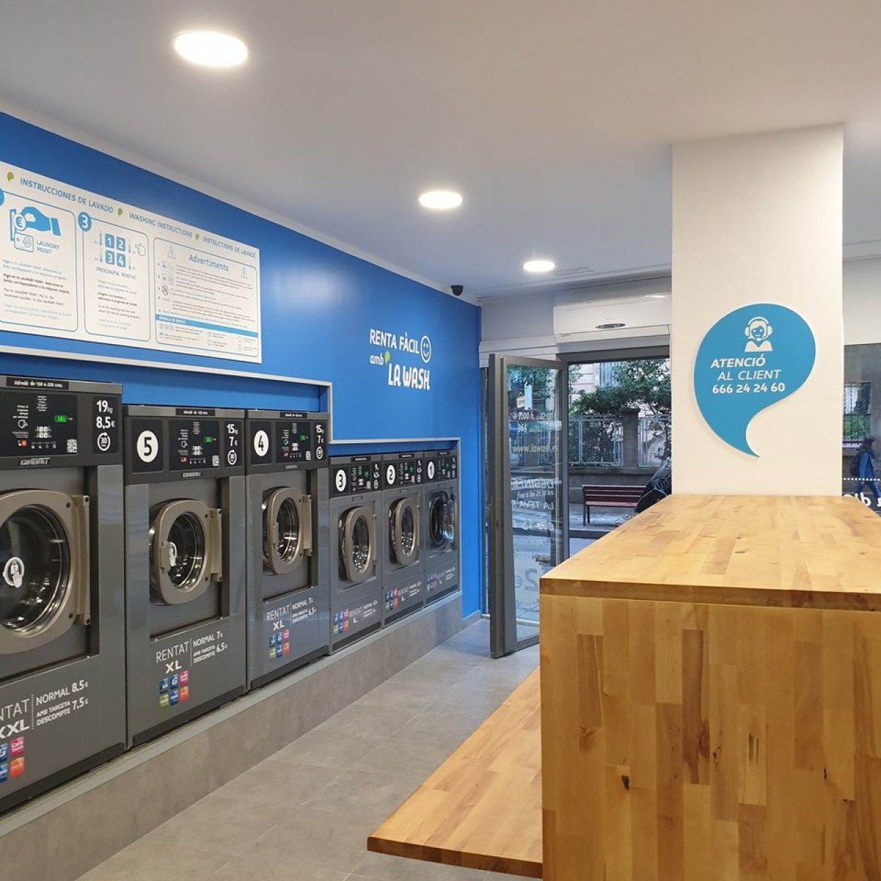 Nueva lavandería autoservicio en Galileu 323, Barcelona
