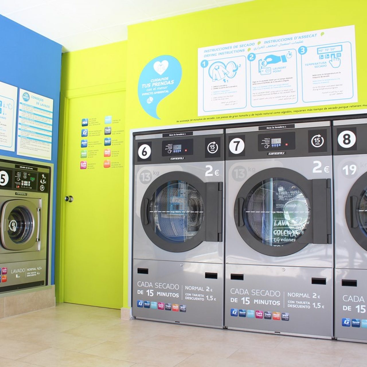 Visita la lavandería autoservicio para empezar bien el año