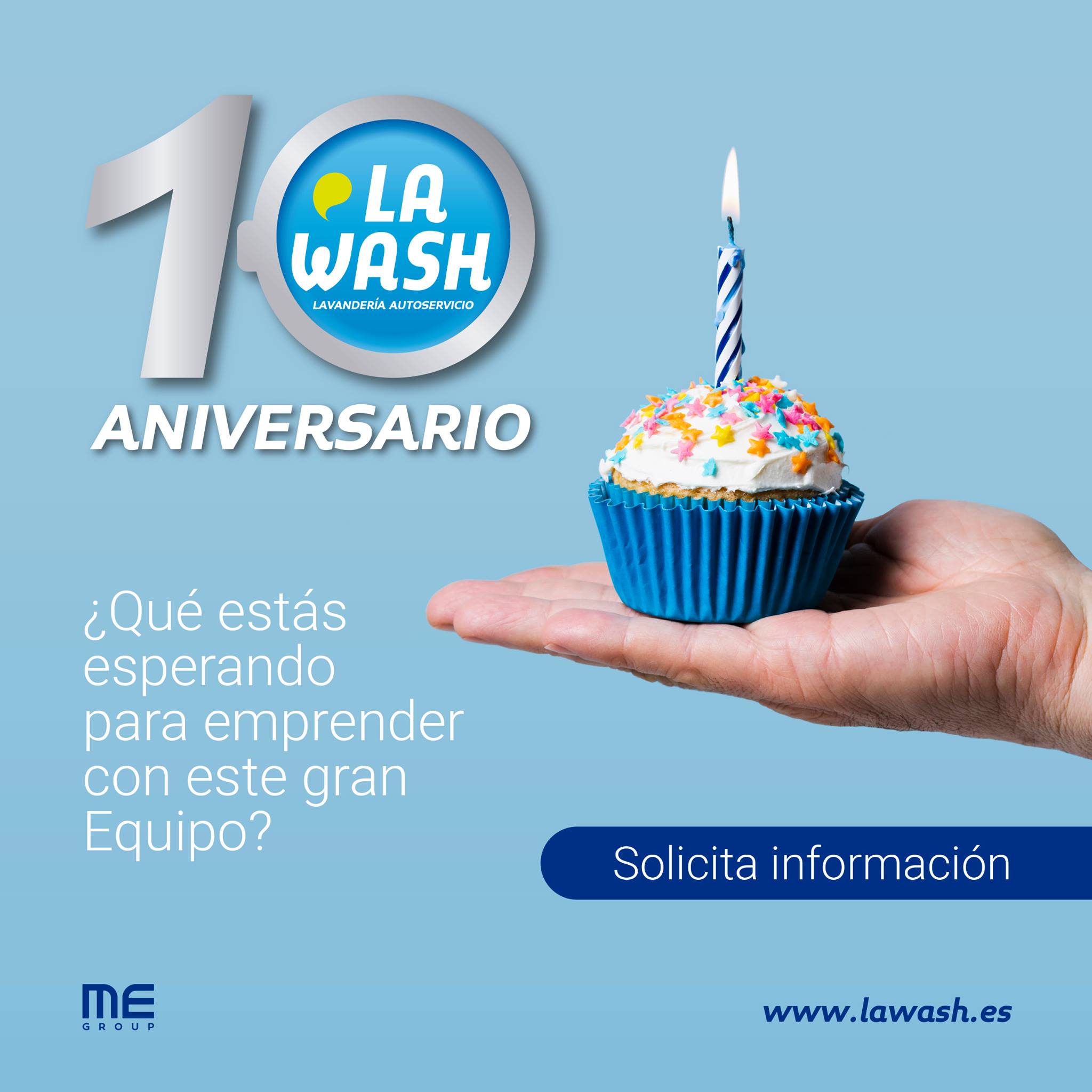 Décimo aniversario de lavanderías autoservicio La Wash